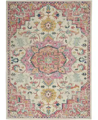 Trending Zeal ZEA25 Ivory 3'9" x 5'9" Area Rug