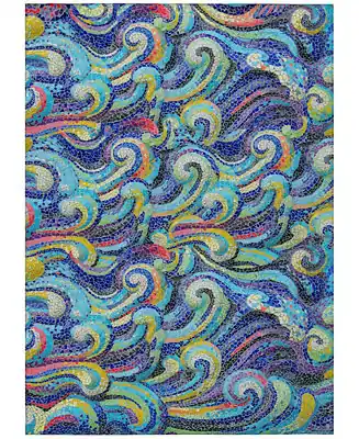 Modern Seabreeze Washable SZ14 10'x14' Area Rug