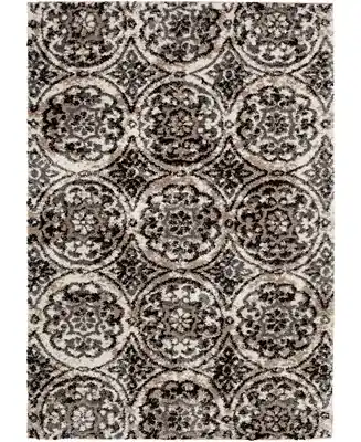Genuine CLOSEOUT! Austin Ledyard Cream 5' x 7'3" Area Rug