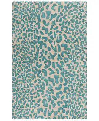Athena ATH-5120 Dark Green 7'6" x 9'6" Area Rug Place Order