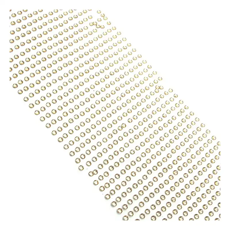 Gold Adhesive Gems 3mm 1080 Pack Latest