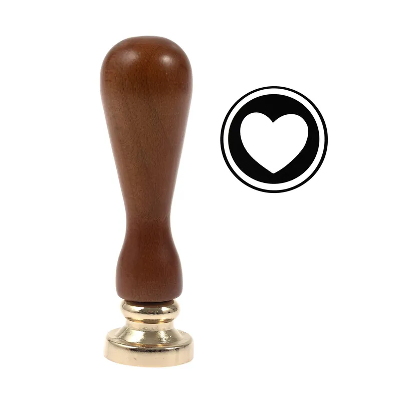 Instant Buy Heart Seal Wax Stamp