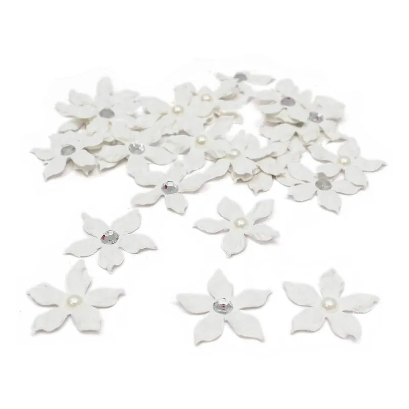 White Paper Star Florettes 40 Pack Warranty Included