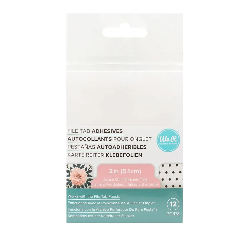 Last Chance We R Makers File Tab Stickers 12 Pack