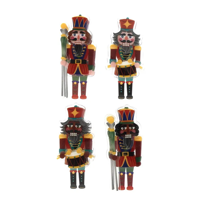 Luxury Nutcracker 3D Stickers 4 Pack