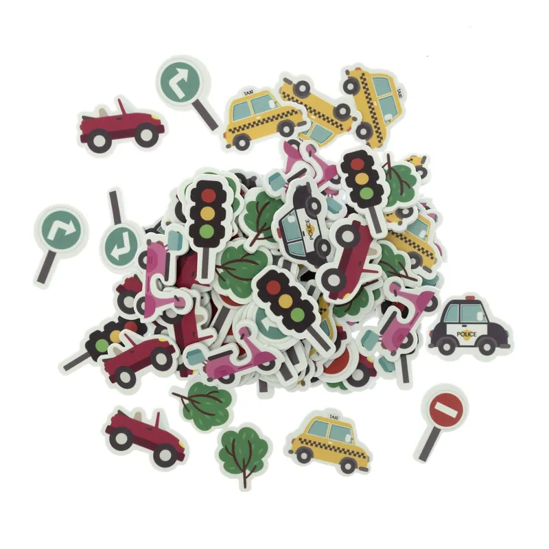 Free Returns Transportation Foam Stickers 42g