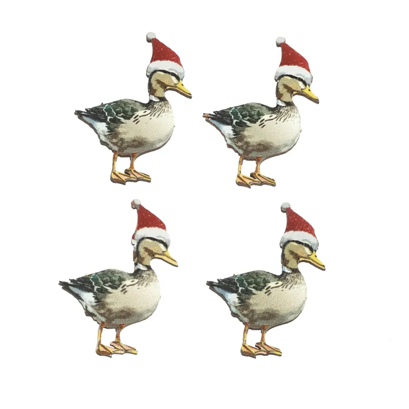 Save Now Duck Wooden Toppers 4 Pack