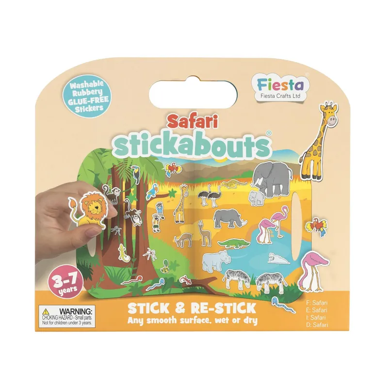 Safari Stickabouts Reusable Stickers Low Price
