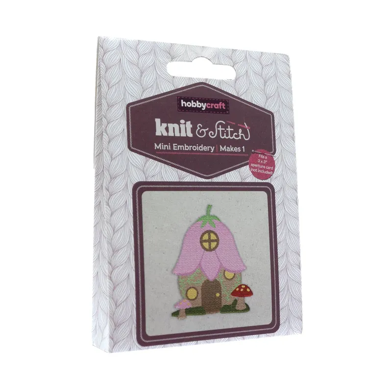 Mini Fairy House Embroidery Kit High Quality