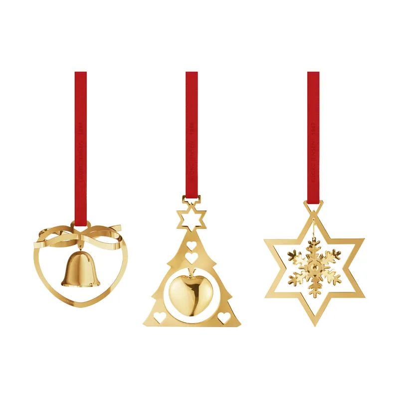 Modern 2024 miniature mobile 3 pieces, Gold-plated
