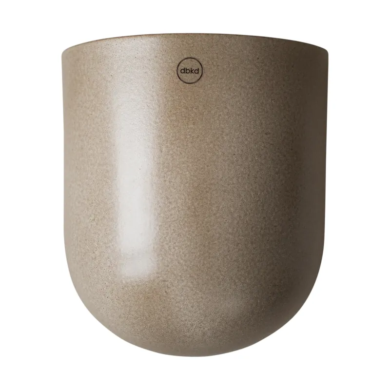 Cut wall-mounted flowerpot beige, Medium 15 cm Fresh Stock