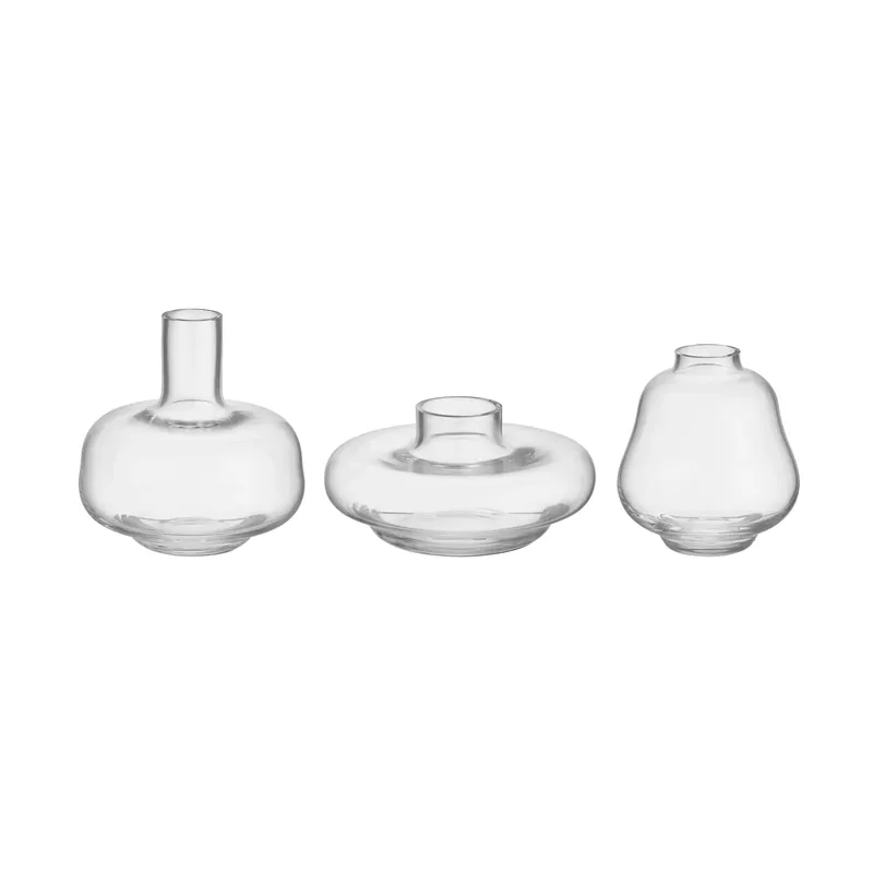 Kappa vase set of 3, Clear Special Offer