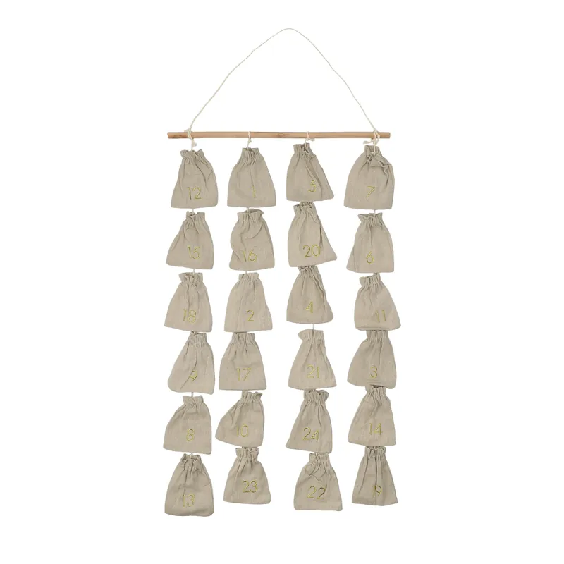 Joyful Advent Calendar 75 cm, Beige Professional Grade