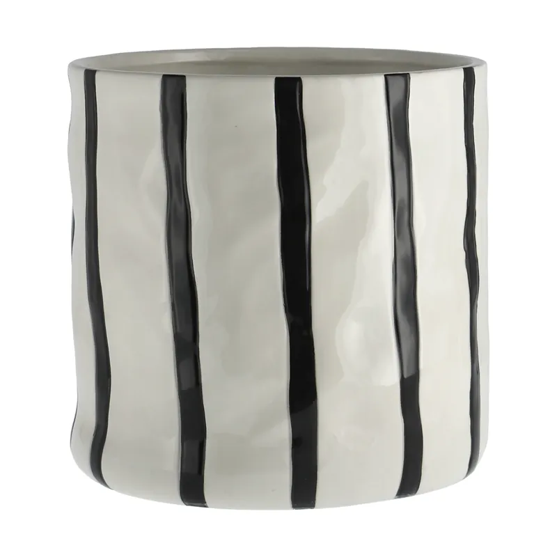 Secure Checkout Thrive flowerpot Ø20 cm, White-black