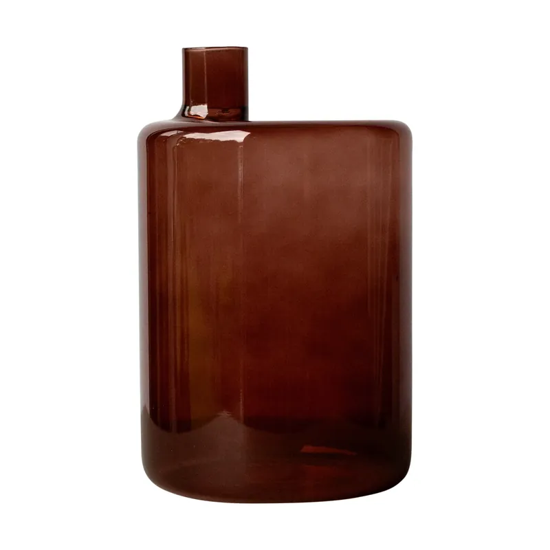 Pipe vase 21 cm, Dark red Special Offer