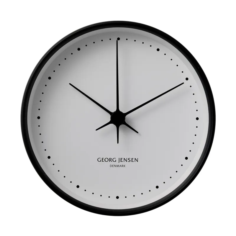 Koppel wall clock black-white, Ø 22 cm Fresh Stock