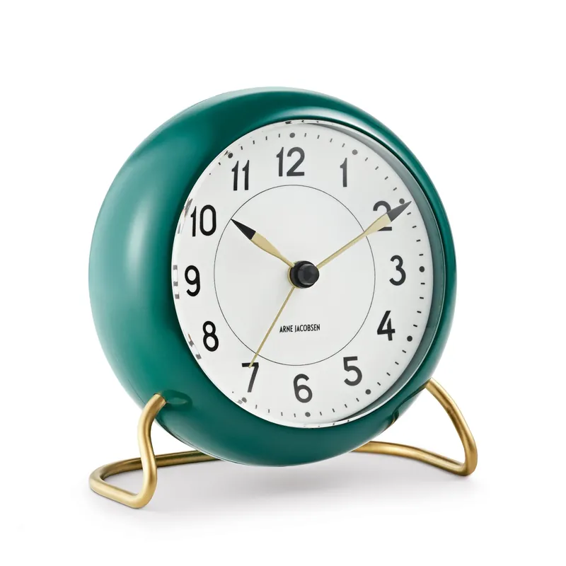 Exclusive AJ Station table clock green, green