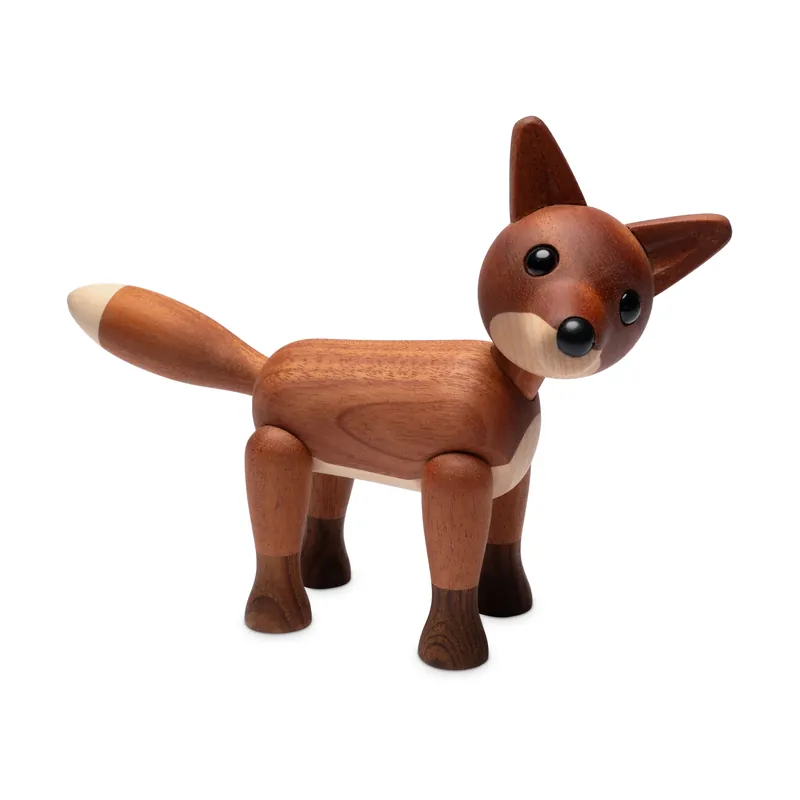 Foxy fox decoration 12 cm, Mahogany Special Discount