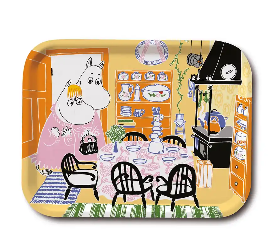 Low Price Moomin Kitchen tray, Yellow