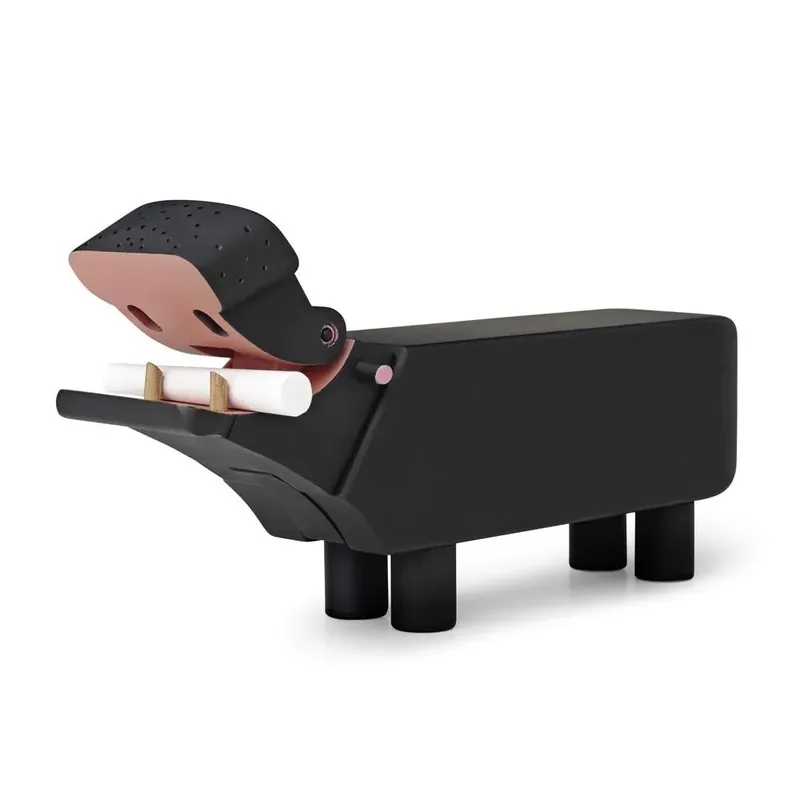 Secure Checkout Kay Bojesen hippo chalk board color, Black