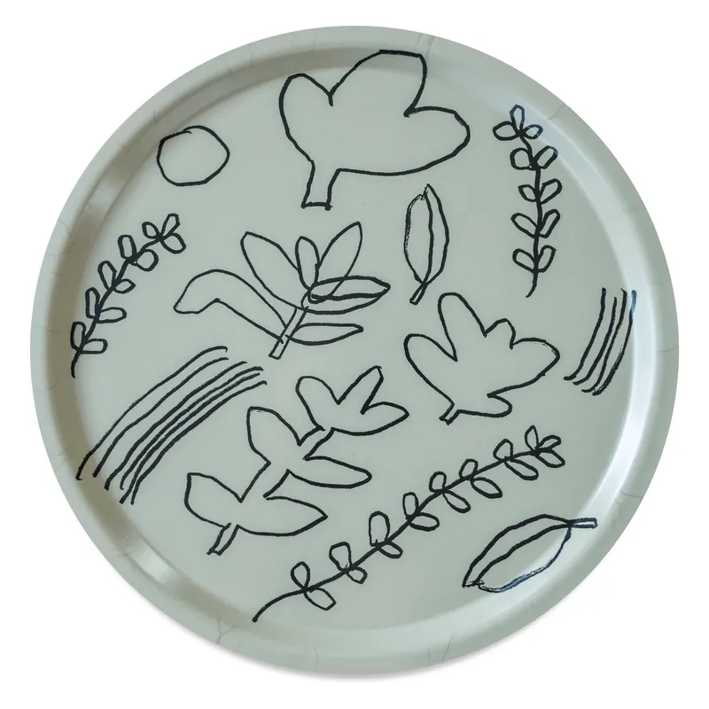 Botanic tray 38 cm, olive Limited Offer