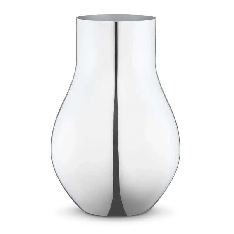 New Release Cafu vase stainless steel, medium, 30 cm