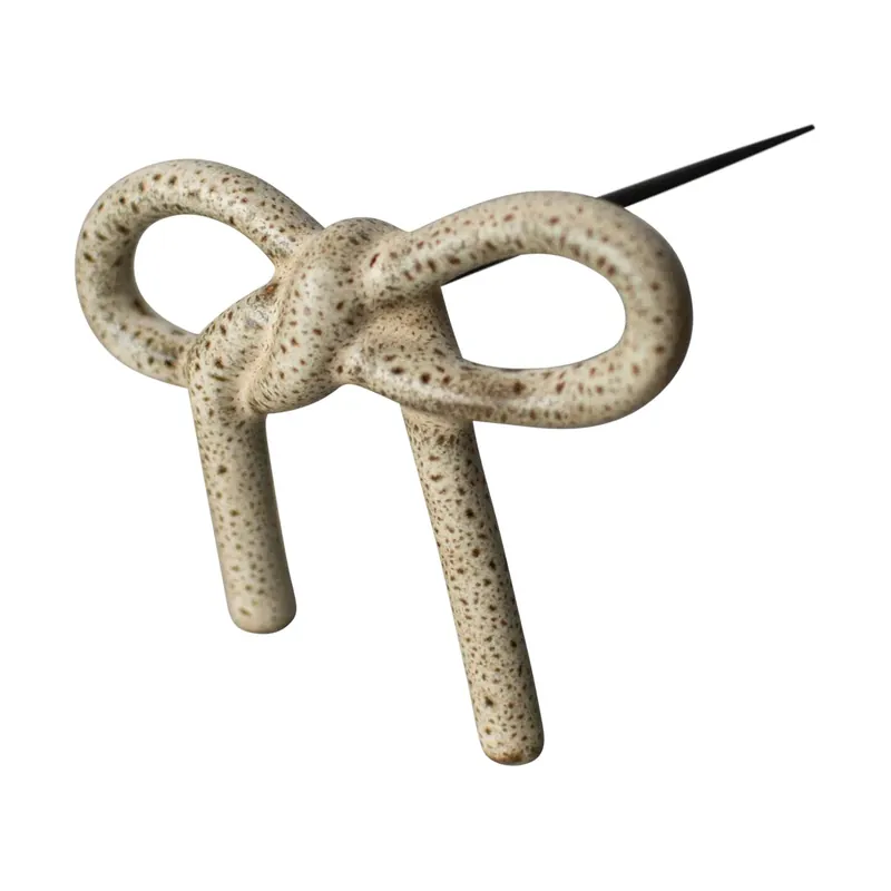 Bow floral decoration, Beige Exclusive Offer