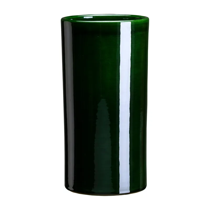 Modern Romeo vase glazed Ø12 cm, Green