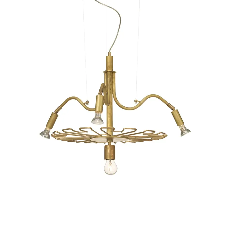 Factory Price Karamell ceiling lamp, Brass raw