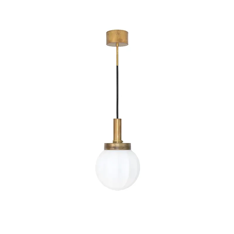 Klyfta pendant Ø30 cm, Raw brass-opal Today Only