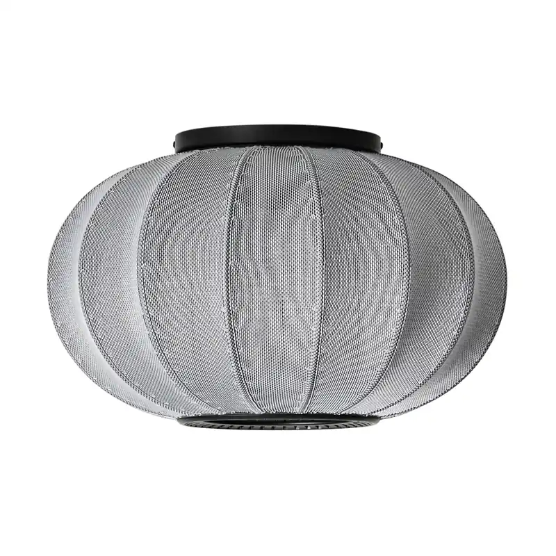 Knit-Wit 45 Oval wall and ceiling lamp, Black One Day Deal