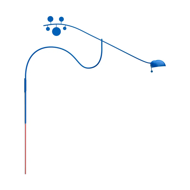 Save Now Juno wall lamp, Blue-blue