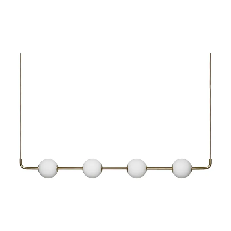 Audrey linear pendant, Brass Authentic
