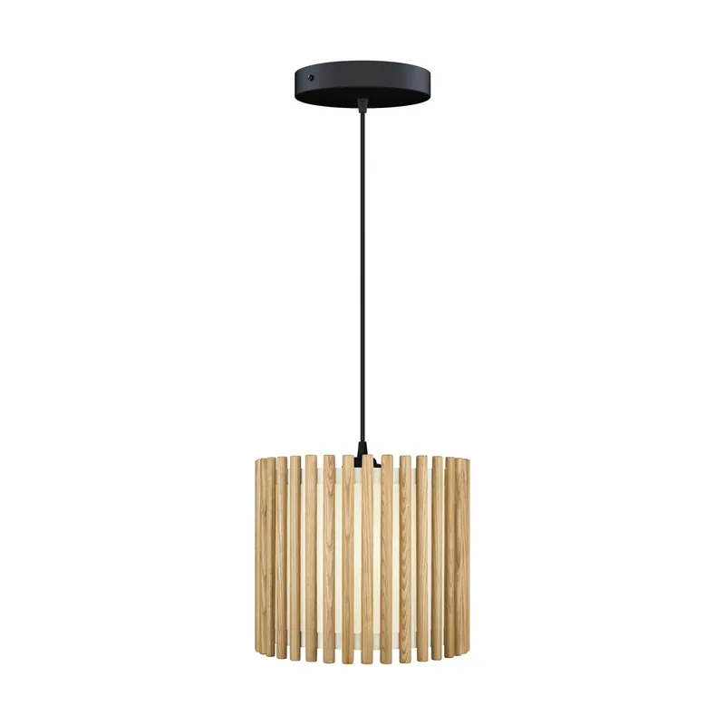 Komorebi pendant medium, Square oak-Black Order Now