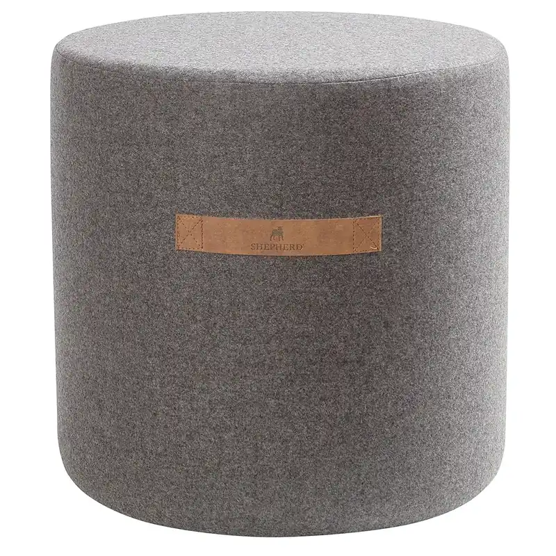 Order Now Shepherd sit pouf Sara 40 cm, granite