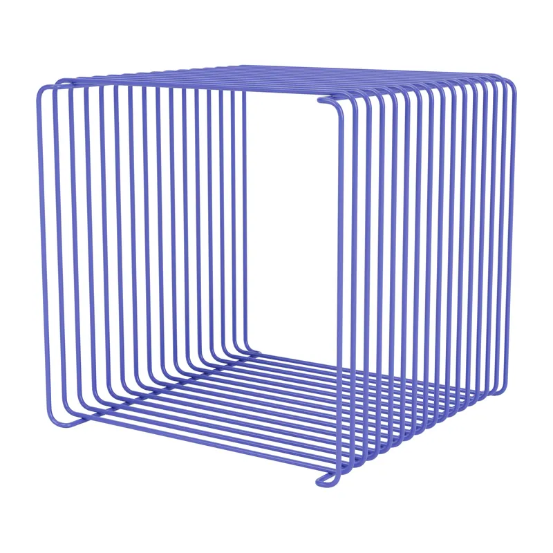 Authentic Panton Wire Single shelf 34,8x34,8x34,8 cm, Chrome