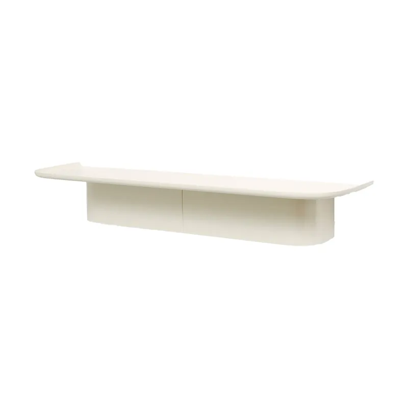 Korpus 7 hooks wallshelf L, Cream Special Offer