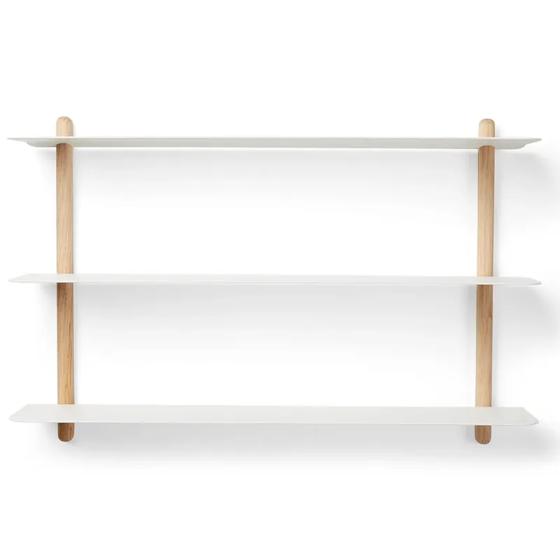While Supplies Last Nivo shelf A, Light oak-white