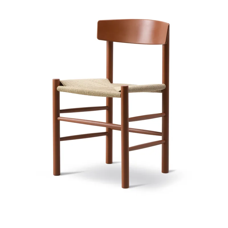 Professional Grade J39 chair, Soaped oak-braided natural