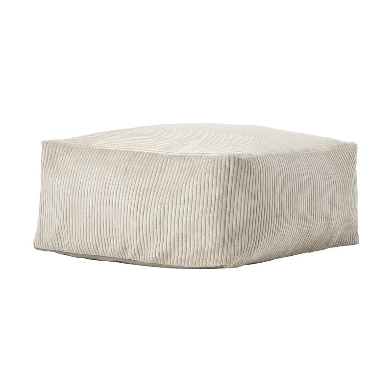 Luxury Kid's Base seat pouffe 85x85x34 cm, Off-white