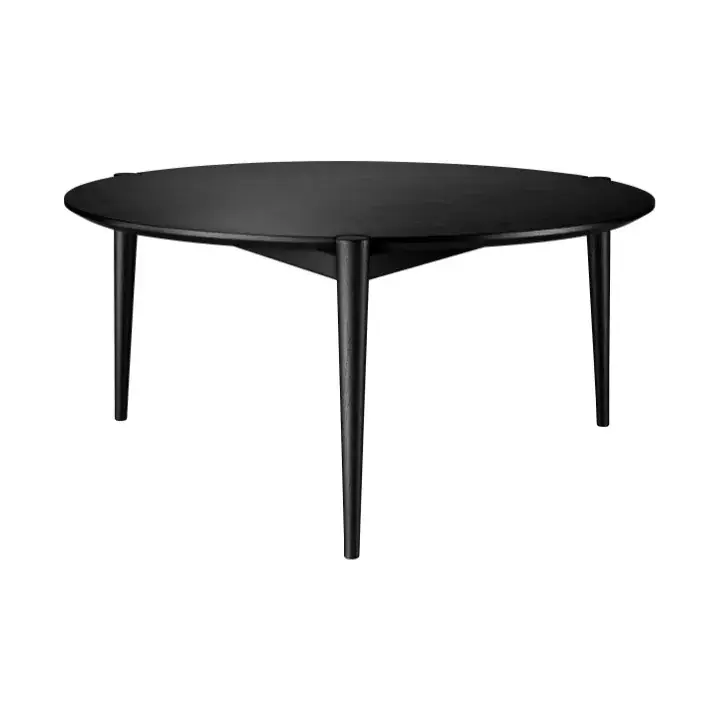 Today Only D102 Søs coffee table Ø85 cm, Oak black painted