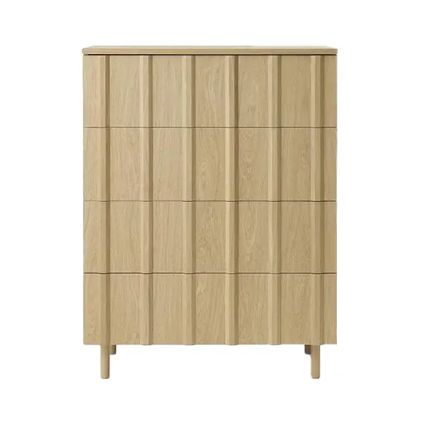 New Arrival Rib dresser 4 drawers, Oak