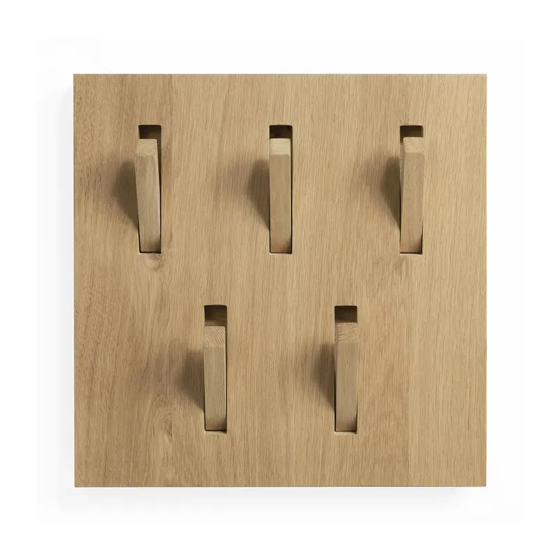 Utilitile wall hanger clothes hanger, Oak While Supplies Last
