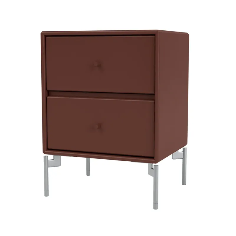 Drift bedside table, Azure 154, chrome legs cm Sale