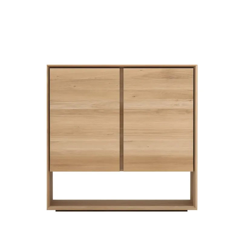Popular Nordic sideboard, Oiled oak 2 doors