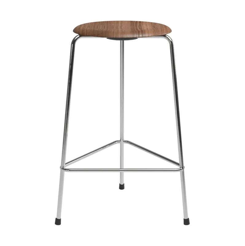 Viral High Dot counter stool 3 legs, Black ash-chrome