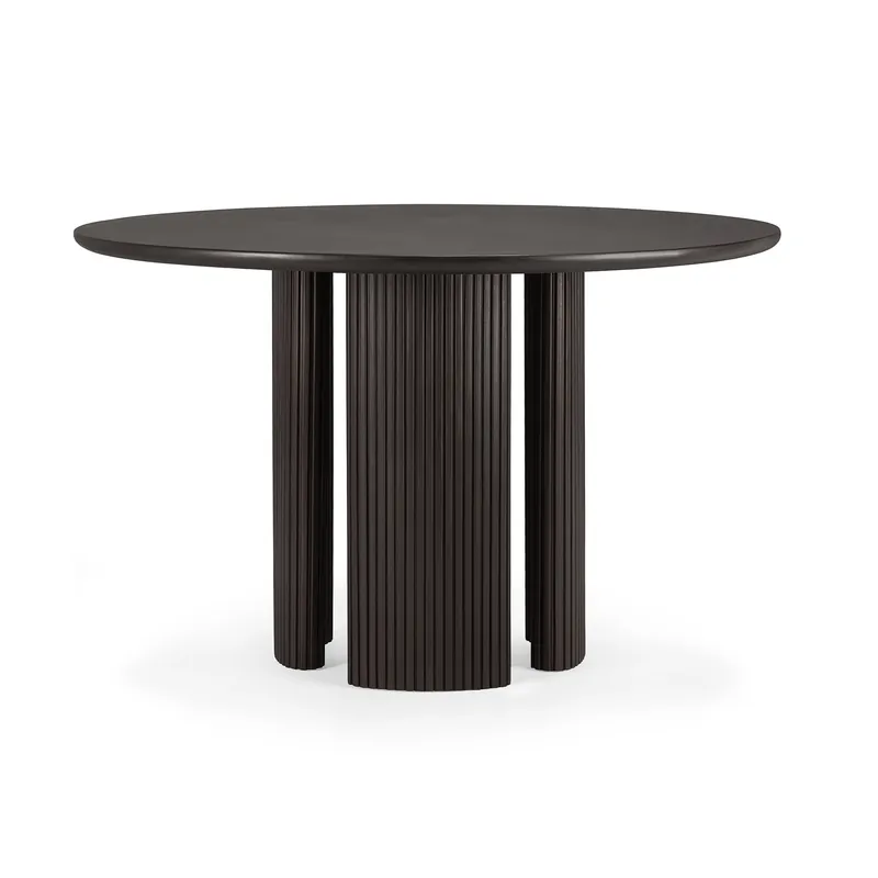 Roller Max mat table, Dark brown stained mahogany Worldwide Shipping