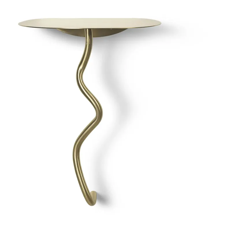 Curvature wall table, Black Brass Holiday Sale