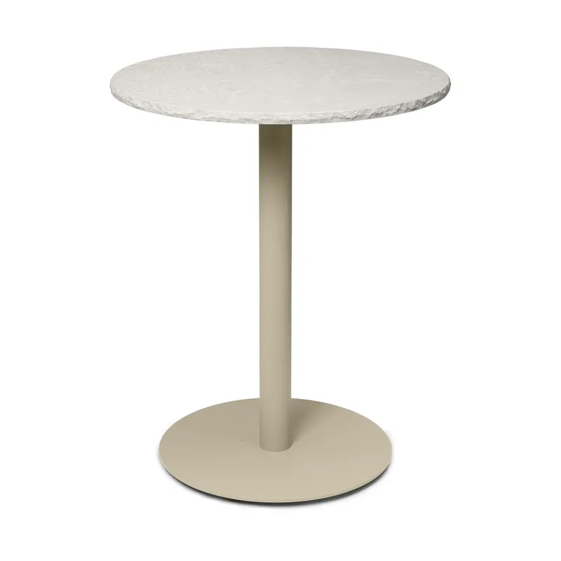 Special Discount Mineral café table, White, marble bianco curia