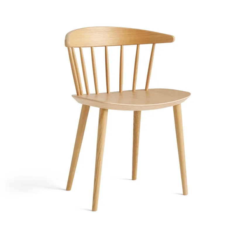 J104 chair, Black lacquered beech Best Seller
